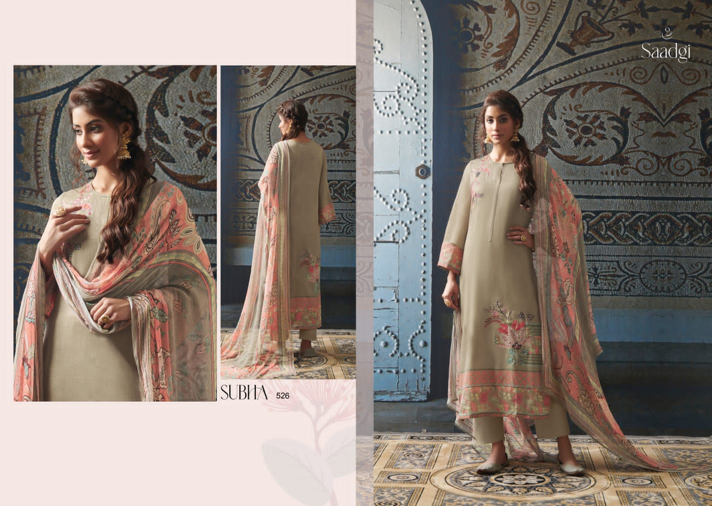 Subah Saadgi Jam Stain Designer Salwar Suits Catalog